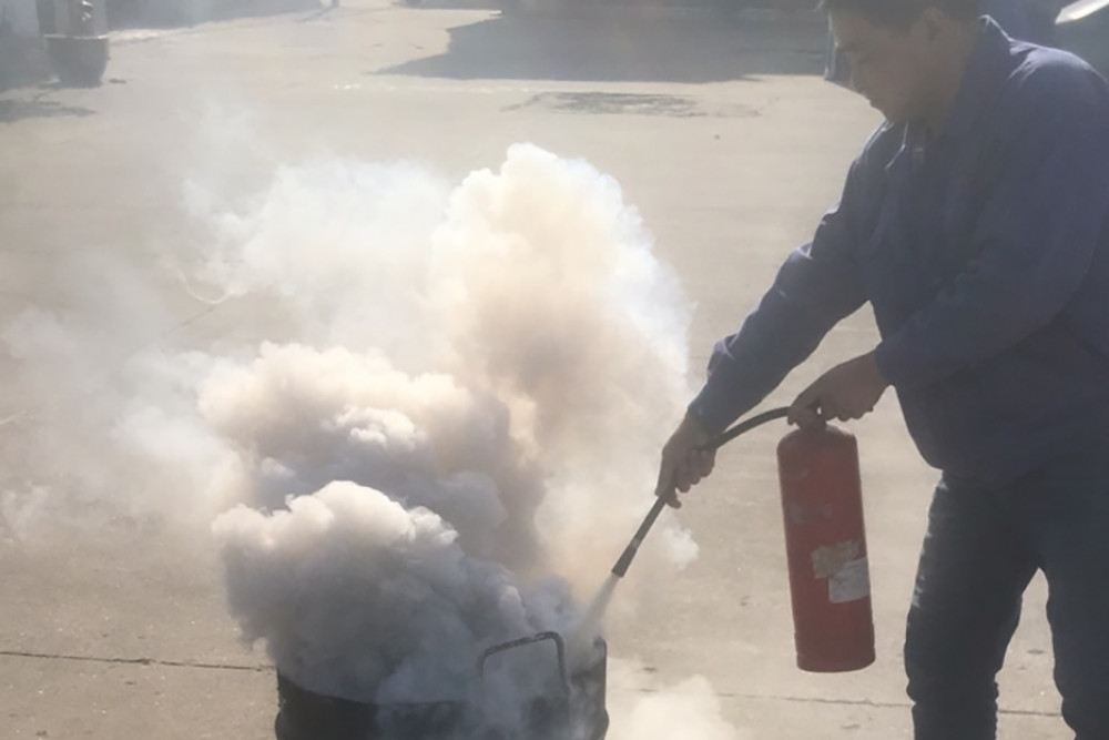 The company held the first safe fire competition